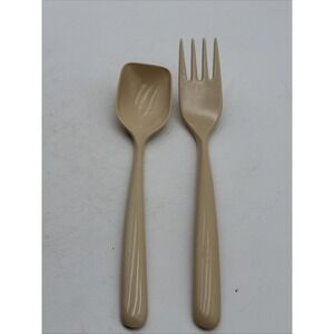 Vintage Copco Melamine #643 4-Tablespoon 11" & #652 Spatula Made In USA